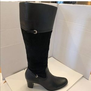 Talbots Black Leather Boots